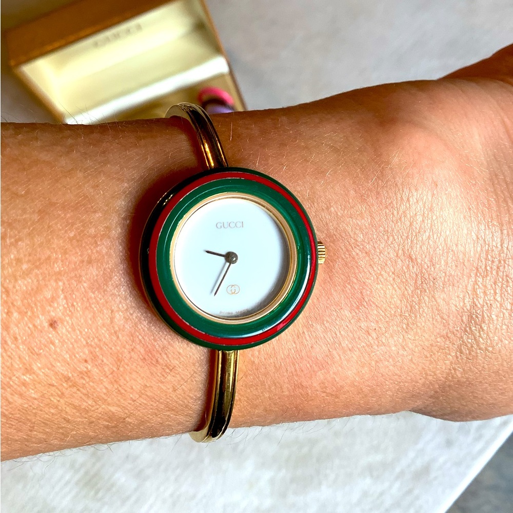 Authentic GUCCI signature colors BEZEL ONLY ❤️💚 - Picture 3 of 3